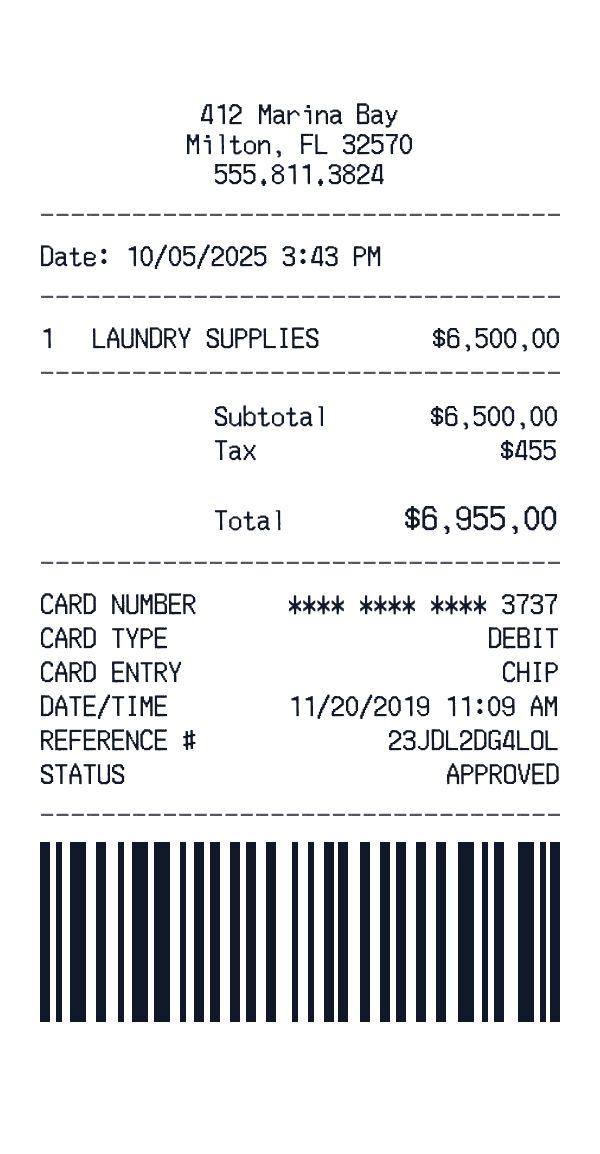 Rolex receipt preview